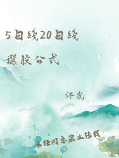 5日线20日线选股公式