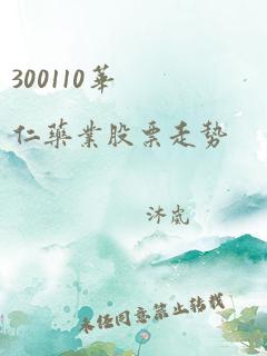 300110华仁药业股票走势