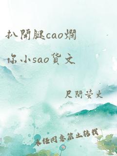 扒开腿cao烂你小sao货文