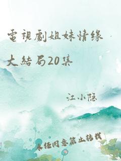 电视剧姐妹情缘大结局20集