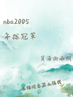 nba2005年总冠军