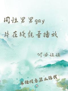 同性男男gay片在线观看播放